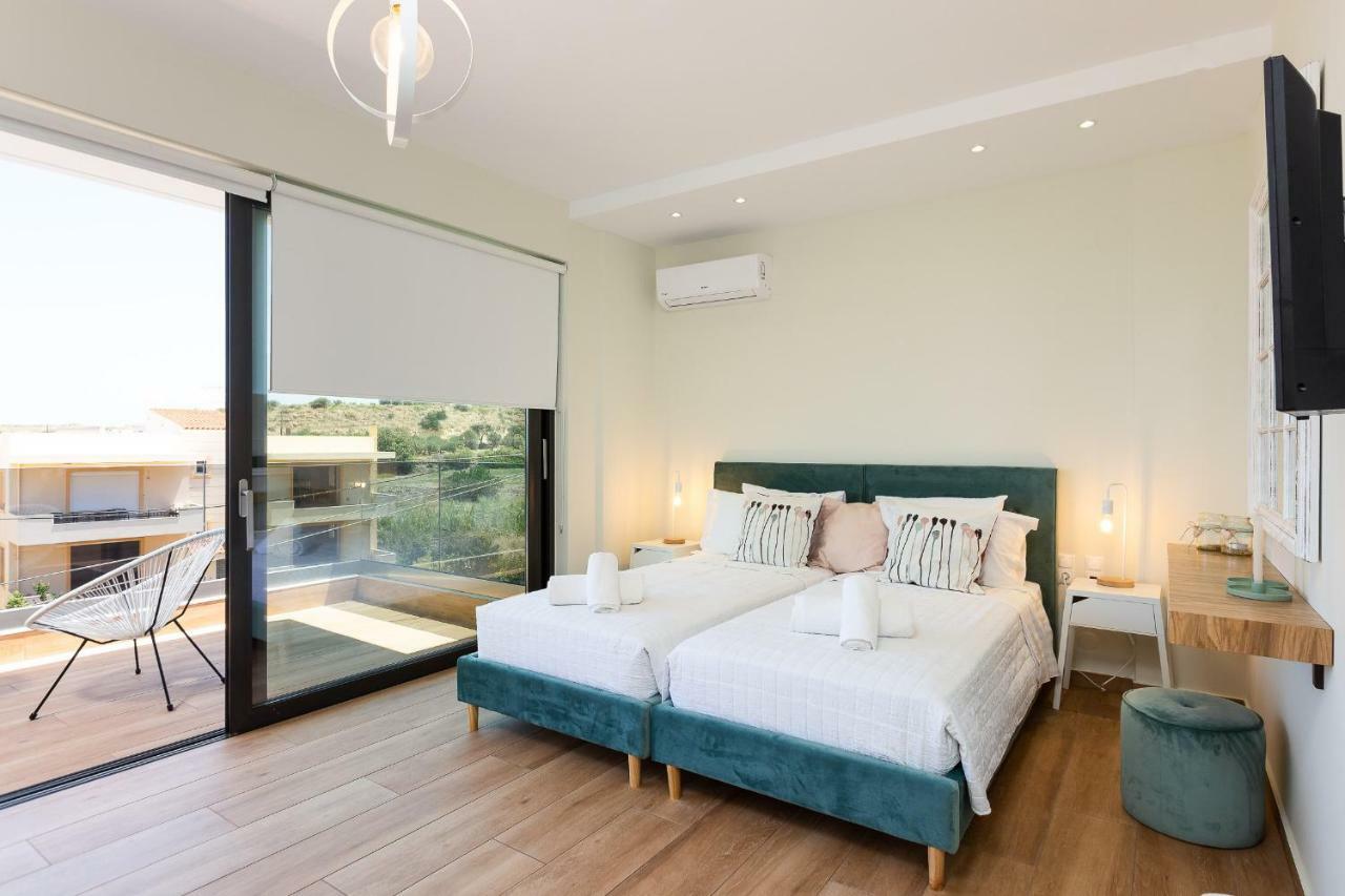 Nisos Villa, Pool & Heated Spawhirlpool, Walking To Beach, By Thinkvilla Sfáka Exteriör bild