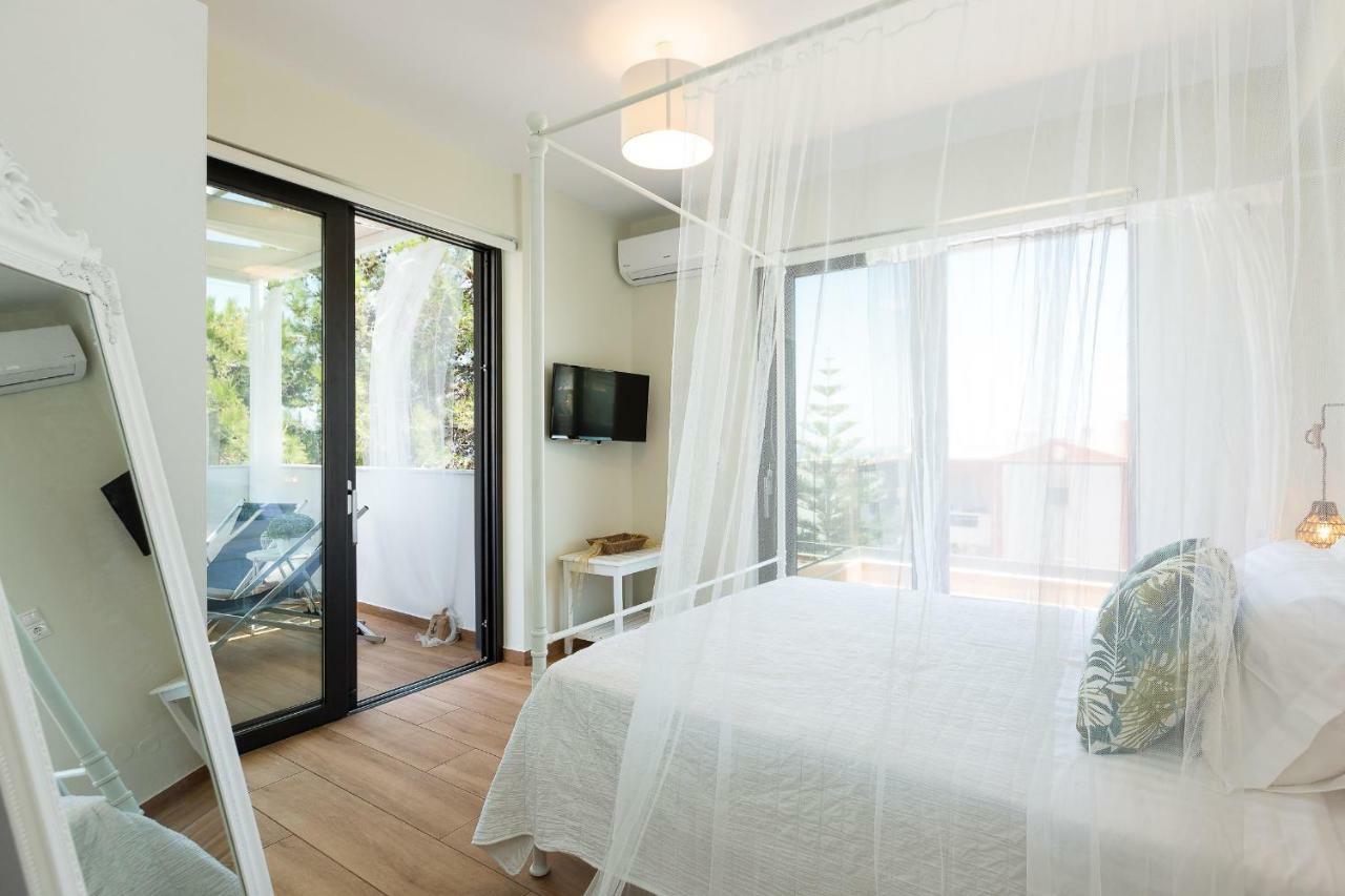 Nisos Villa, Pool & Heated Spawhirlpool, Walking To Beach, By Thinkvilla Sfáka Exteriör bild